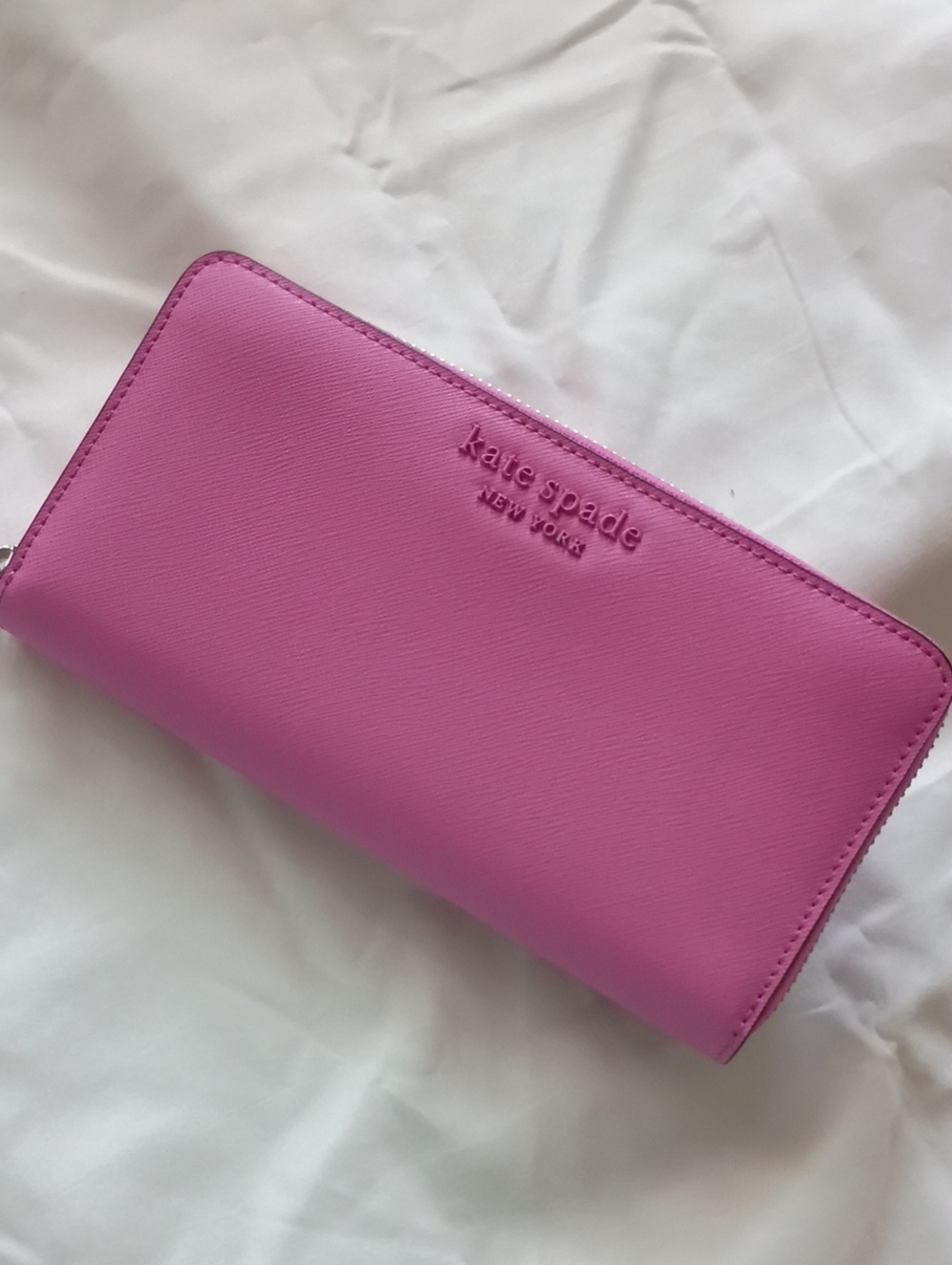 Kate Spade Pink Zip-Around Wallet